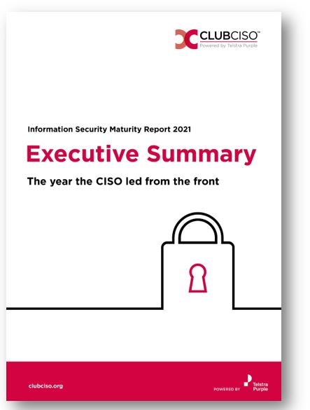 ClubCISO 2021 Security Maturity Report exec summary thumbnail